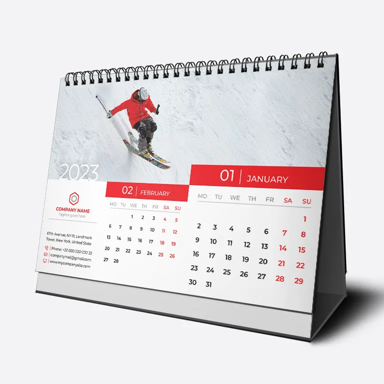 Creative Desk Calendar for Multipurpose Use